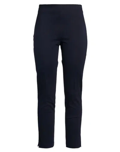 Daniela Drei Woman Pants Navy Size 10 Viscose, Nylon, Elastane In Blue
