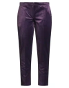 Daniela Drei Woman Pants Purple Size 14 Polyester In Purple