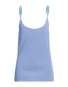 Daniela Drei Woman Top Lilac Size 12 Viscose, Pbt - Polybutylene Terephthalate In Purple