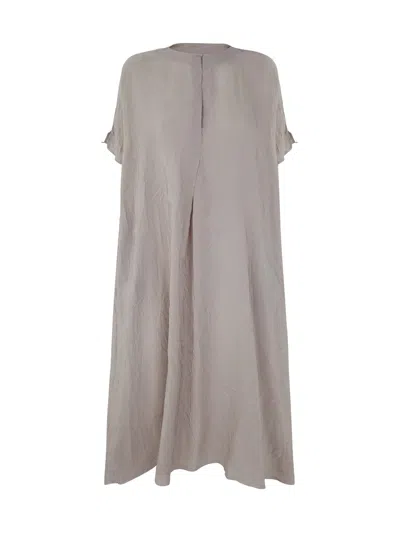Daniela Gregis 20.07.06 3/4 Sleeves Washed Dress In Gray