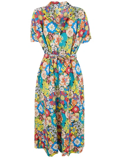 Daniela Gregis Emporio Armani Logo Cotton Blend T-shirt In Black