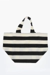Daniela Gregis Awning Striped Linen Shpper Bag