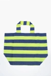 Daniela Gregis Awning Striped Linen Shpper Bag