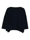 Daniela Gregis Wool Boat-neck Sweater In Blue