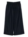 Daniela Gregis Blue Wool Pajama Trousers In Animal Print