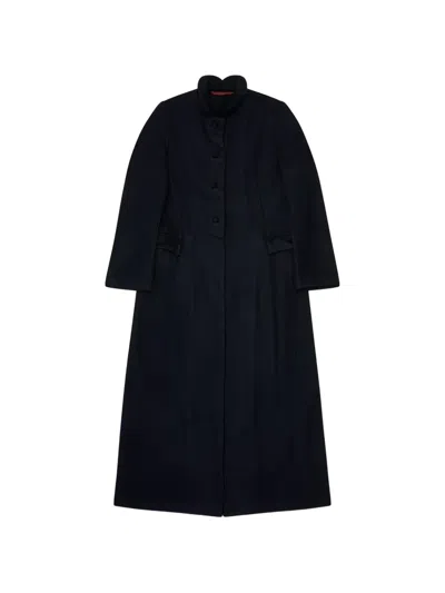 Daniela Gregis Button-up Coat In Blue