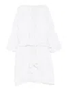Daniela Gregis Cappotto Coat T Double Grappolo In White