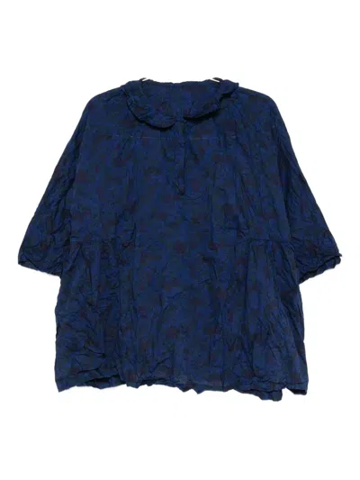Daniela Gregis Cotton Blouse In Blue