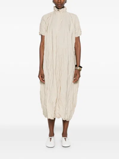 Daniela Gregis Cotton Midi Dress In Neutral