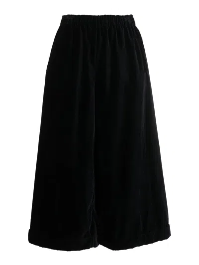 Daniela Gregis Cotton Pajama Trousers In Blue