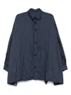 Daniela Gregis Pleat Detail Shirt In Blue