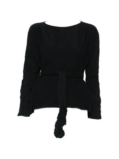 Daniela Gregis Cotton Shirt In Black