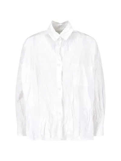 Daniela Gregis Crinkled-finish Shirt In White