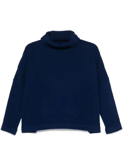 Daniela Gregis Cropped Sweater In 蓝色