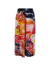 Daniela Gregis Drawing-detail Trousers In Multi