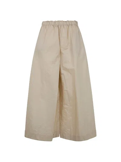 Daniela Gregis Elasticated-waistband Trousers In Brown