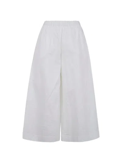 Daniela Gregis Elasticated-waistband Trousers In White