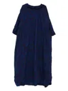 Daniela Gregis Floral-print Midi Dress In Blue