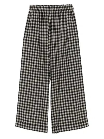 DANIELA GREGIS GINGHAM-PATTERN TROUSERS