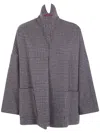 Daniela Gregis Prince Of Wales Check-pattern Oversized Jacket In Multi