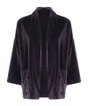 Daniela Gregis Jacket Washed "gladiolo" In Blue