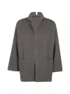 Daniela Gregis Houndstooth Jacket In Gray