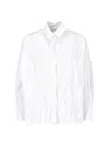 Daniela Gregis Oversized Button-front Shirt In White