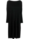 Daniela Gregis Oversized Wool Short Dress