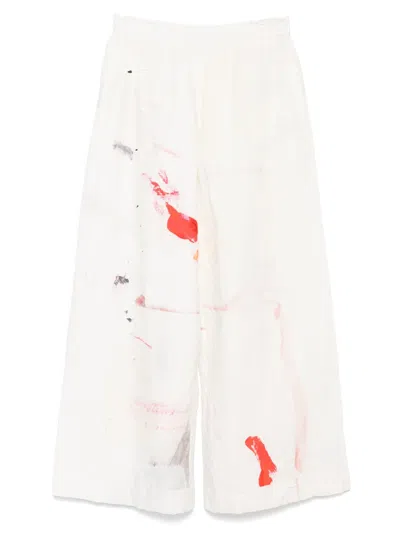 Daniela Gregis Paint-splashes Trousers