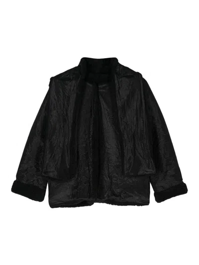 Daniela Gregis Wendbare Jacke Aus Shearling In Negro