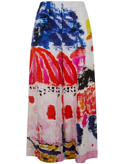 Daniela Gregis Pants Woman  In Animal Print