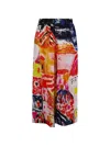 Daniela Gregis Drawing-detail Trousers In Multi