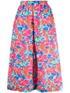 Daniela Gregis Printed Wide-leg Trousers