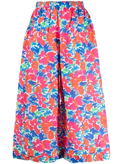 DANIELA GREGIS DANIELA GREGIS PRINTED WIDE LEG TROUSERS