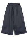 Daniela Gregis Printed Wide-leg Trousers In Black