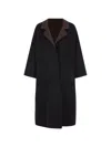 Daniela Gregis Reversible Wool Coat In Multi