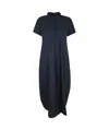 Daniela Gregis Fit Dress In Blue Navy