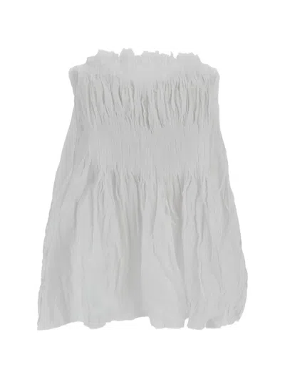 Daniela Gregis Sleeveless Top In White