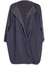 Daniela Gregis Reversible Cashmere Coat In Blue