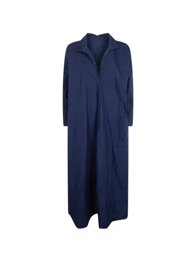 Daniela Gregis Spicchi Midi Dress In Blue