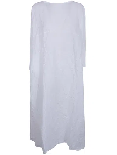 Daniela Gregis Crinkled-finish Cotton Dress In White