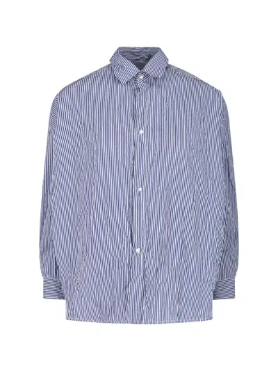 Daniela Gregis Striped Shirt "rossella" In Blue