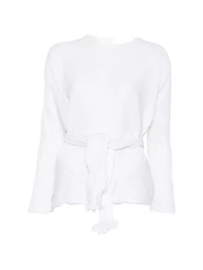 Daniela Gregis Tie-detail Blouse In White