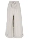Daniela Gregis 'tognon' Wide-leg Trouser In Neutral