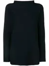 Daniela Gregis Dark Blue Knitted Pullover In Black