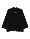 Daniela Gregis Wool Oversized Jacket In Black