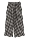 Daniela Gregis High-waist Wide-leg Trousers In Black