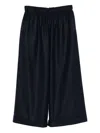 Daniela Gregis Elasticated-waist Trousers In Black