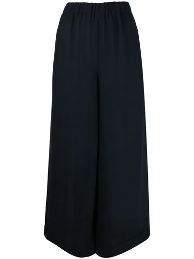 Daniela Gregis Elasticated-waistband Trousers In Black