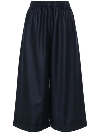 Daniela Gregis Wool Trousers In Blue